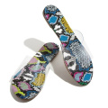 fabric printing best selling women flat sandals summer slide fashion trendy for women slippers new stylish